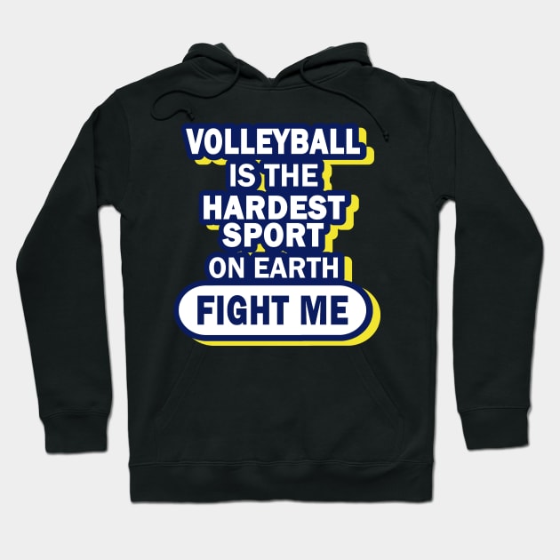 Volleyball Men's Beach Volleyball Hoodie by FindYourFavouriteDesign